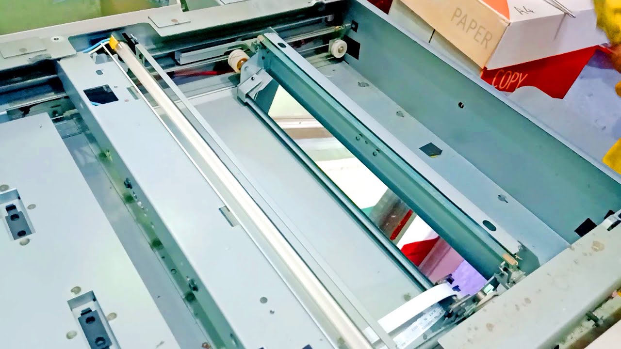 SCANNER CLEANING FOR GOOD PRINTING XEROX PHOTOCOPIER MACHINE