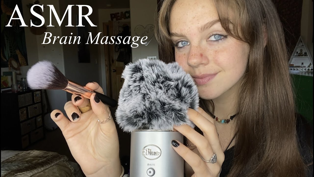 ASMR Brain & Scalp Massage (Fluffy Mic)