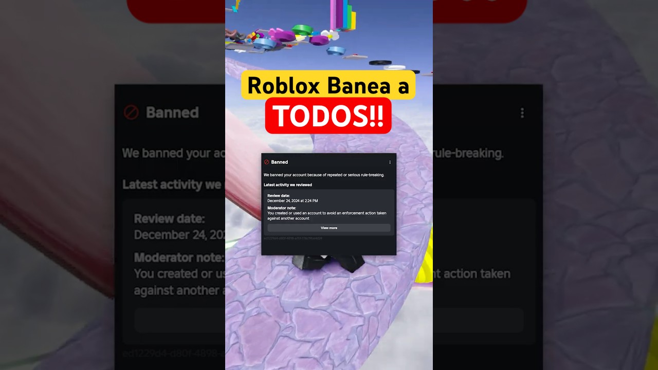 🤬 Roblox Est&aacute; Baneando A Todos!! #roblox #games #shorts