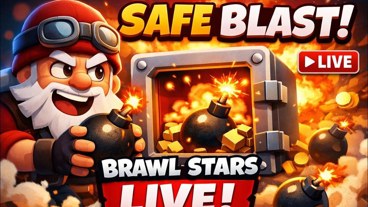 Brawl Stars LIVE 🔴 | Safe Blast Madness