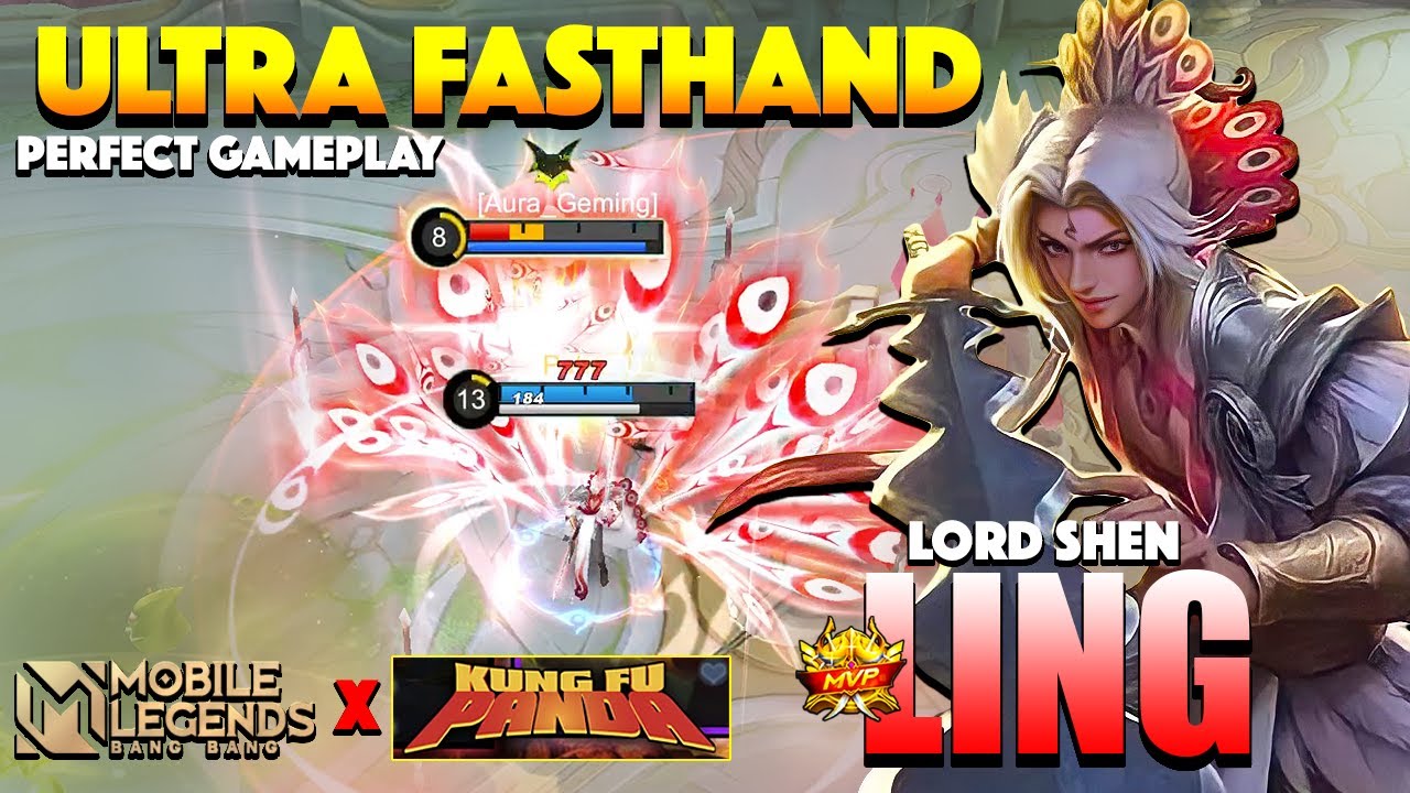 Ling New Skin Gameplay | Lord Shen Ling Kung Fu Panda | Top Global Ling Gameplay By 