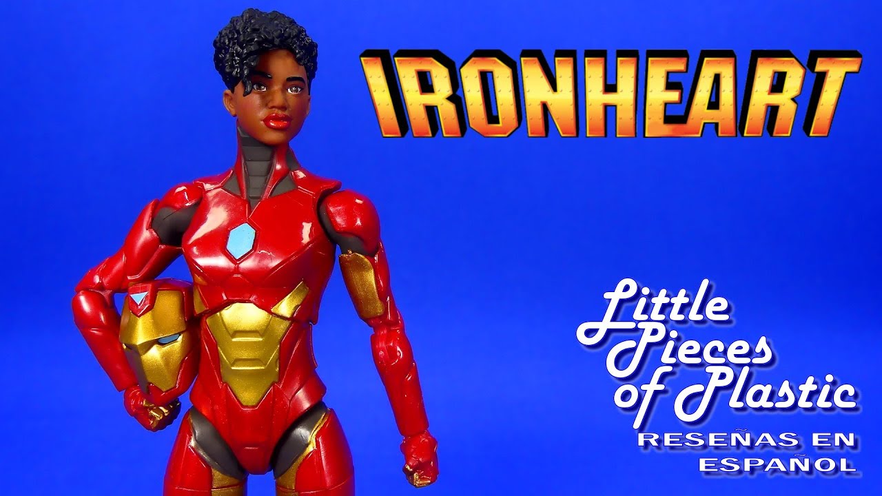 Ironheart Riri Williams Marvel Legends Ursa Major Reseña Revisión Review Little Pieces Plastic