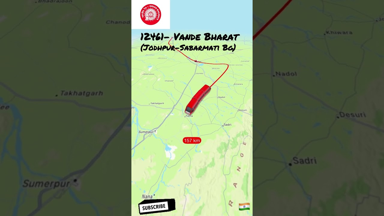 12461- Vande Bharat (Jodhpur -Sabarmati BG) #shorts #ytshorts #youtubeshorts #train #trending