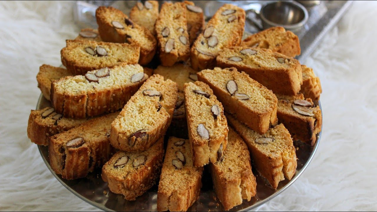 Croquants aux amandes/أسهل  وصفة لكروكي باللوز