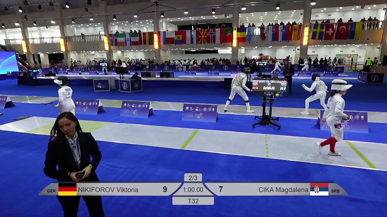 2026 132 T32 05 F E Individual  GEO Yellow NIKIFOROV GER vs CIKA SRB