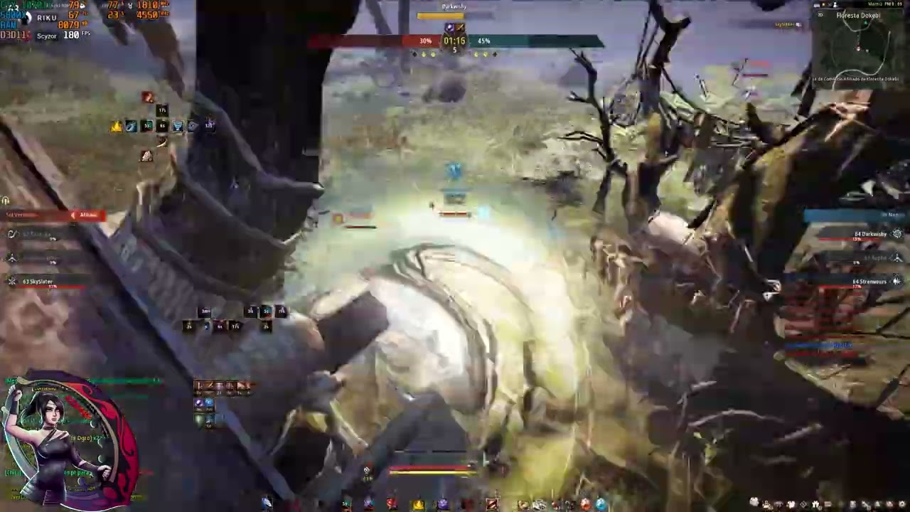 【Kisana】Black Desert SA Kunoichi AWK PVP Montage Solares gameplay 1vX 41#【 BDO SA Kuno AWK 】