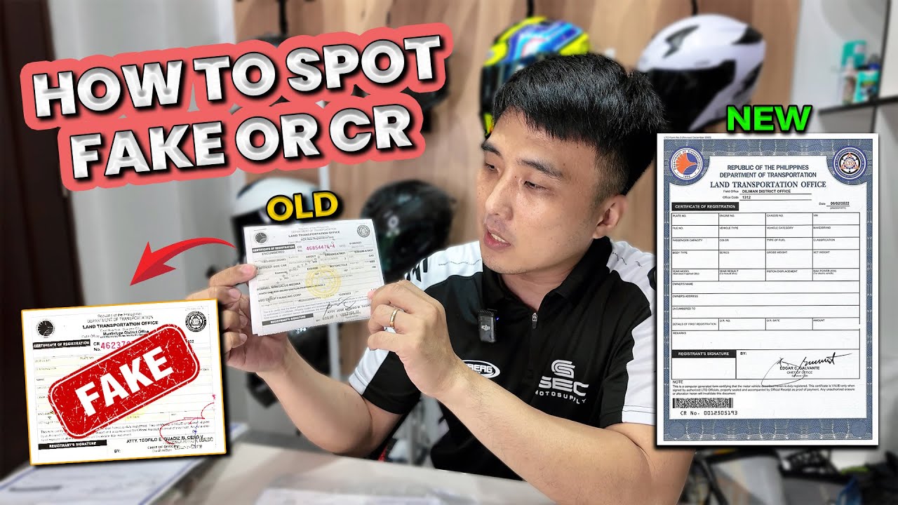 How To Check Papers When Buying Used Motorcycle In 2024 | Spot Fake OR/CR