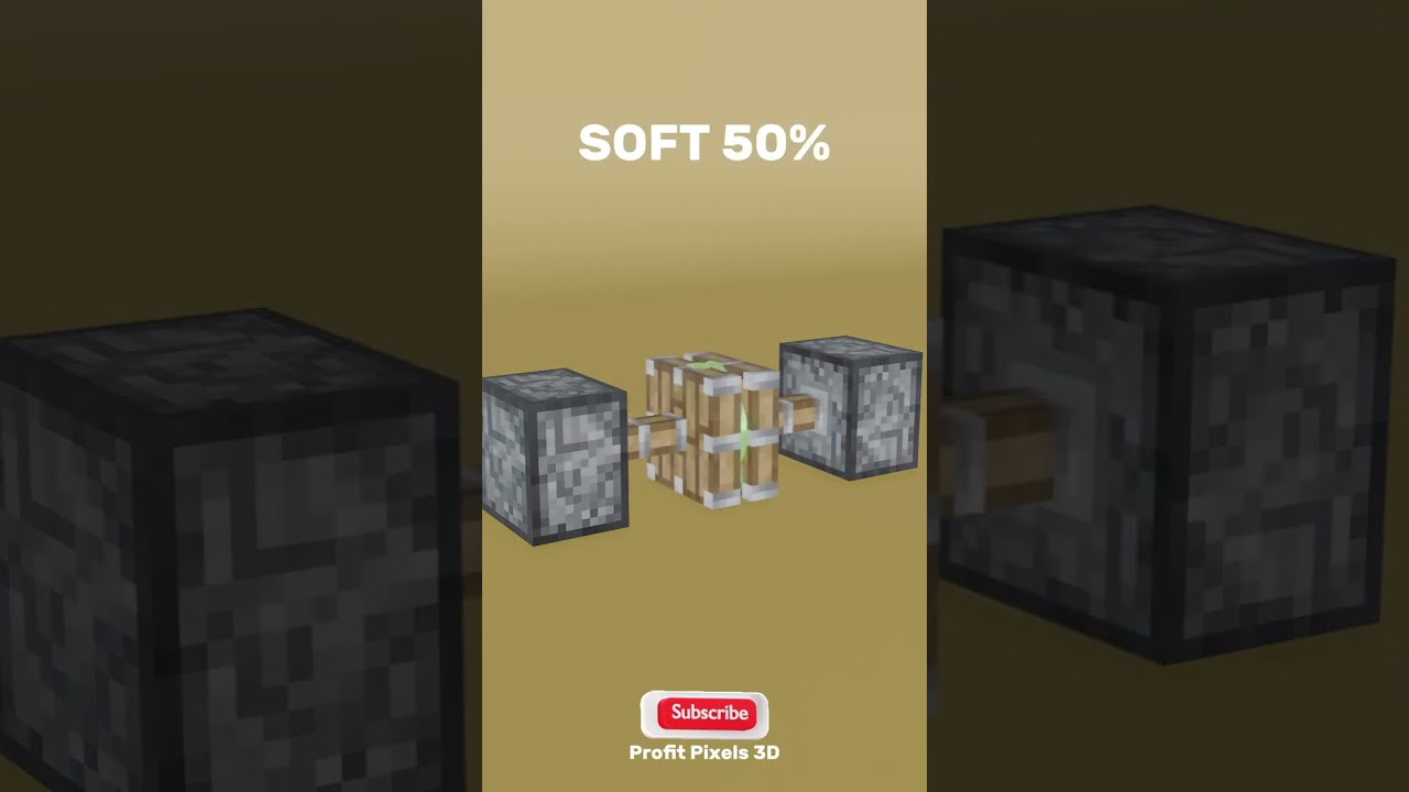 Minecraft 3D Soft Body Simulation 💎⛏️ #blender3d #blenderanimation #3dart #3danimation #minecraft