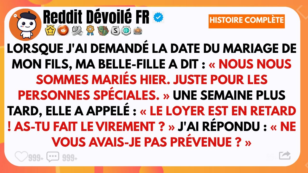 J’ai appris que mon fils s’était marié « hier »… sans moi. Une semaine plus tard, elle a appelé