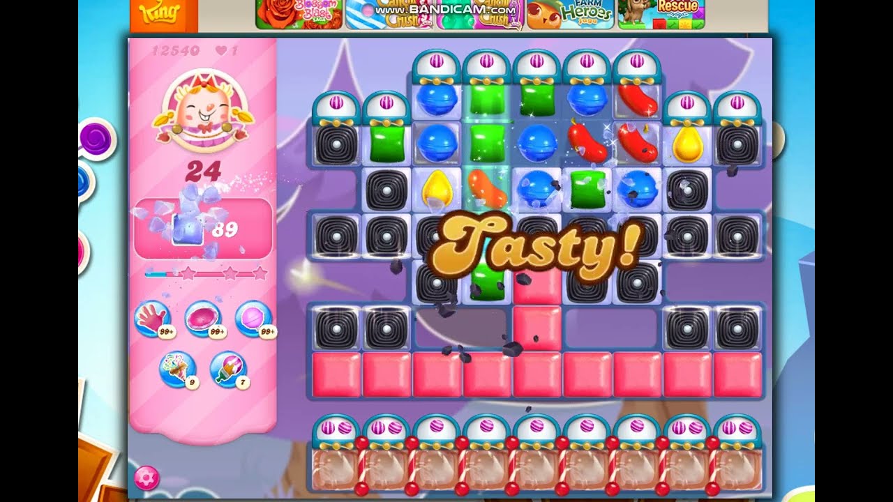 Candy Crush Saga Level 12541 NO BOOSTERS