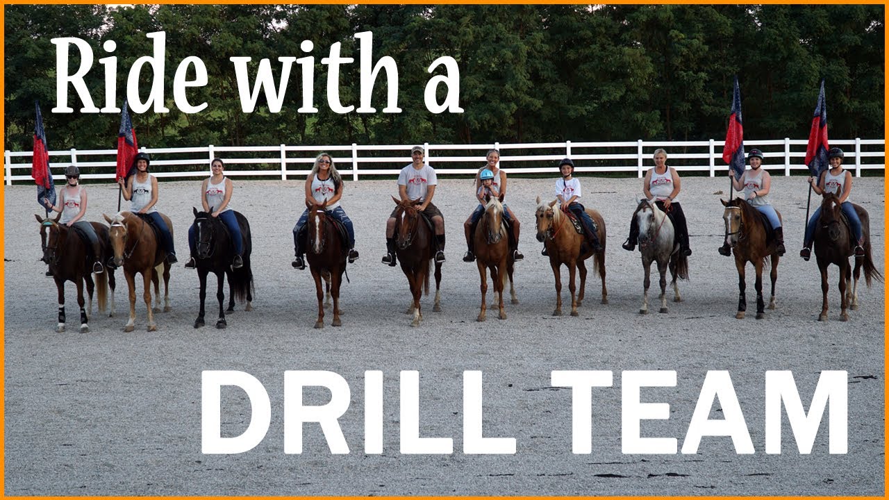 See What it's Like to Ride a Drill Team Pattern!