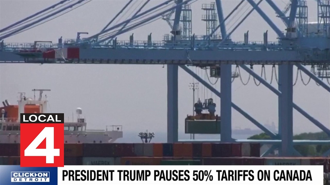 Дональд Трамп приостановил введение 50% пошлин для Канады