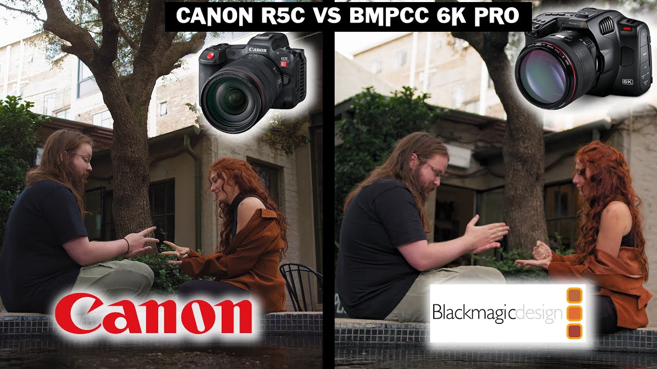 SIDE BY SIDE: Canon R5C vs BMPCC 6K Pro