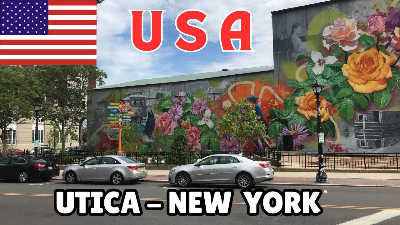 Utica, New York - USA 4K Dash Cam Tour | Utica, New York - USA