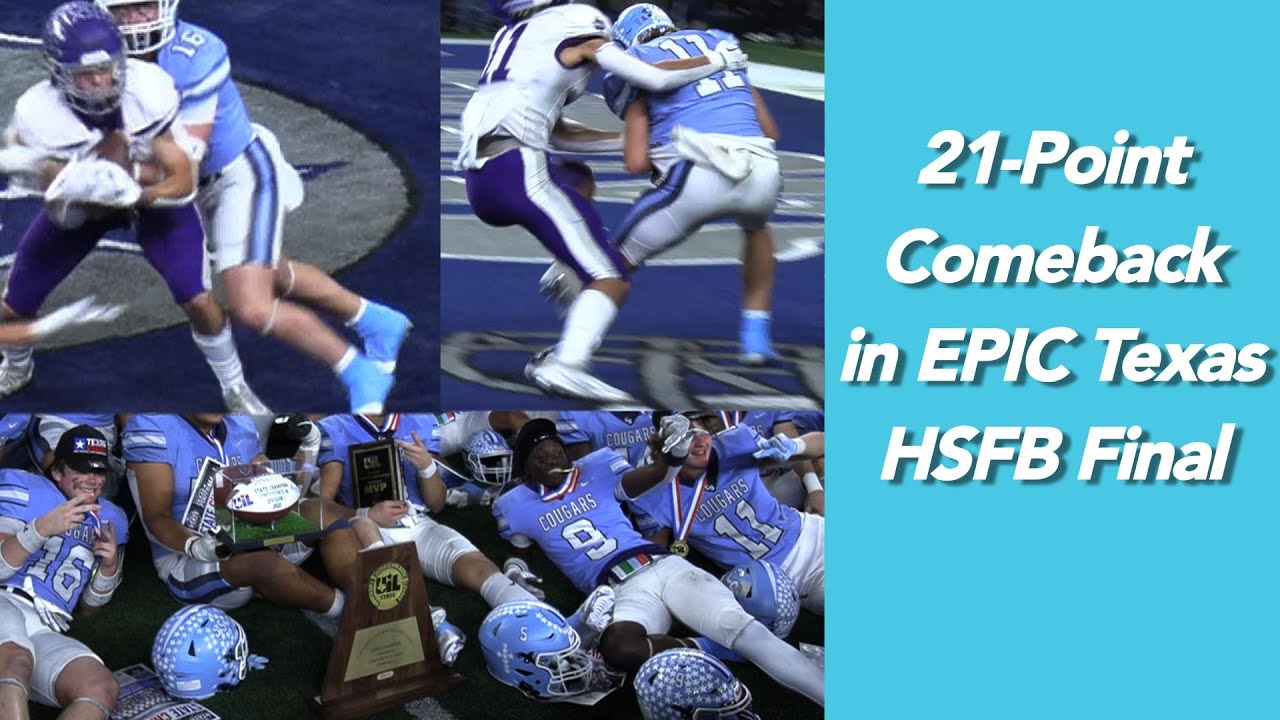 4A Texas High School Football State Championship | China Spring Beats Boerne