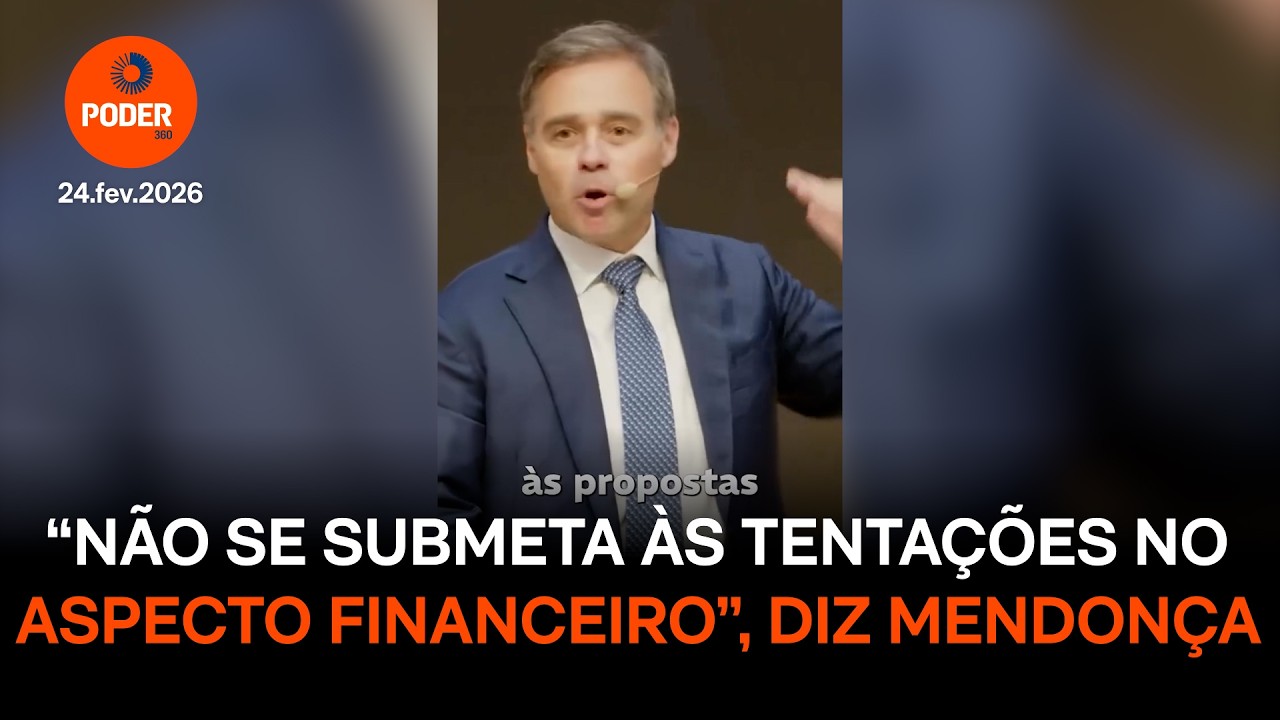 “Não se submeta às tentações no aspecto financeiro”, diz André Mendonça