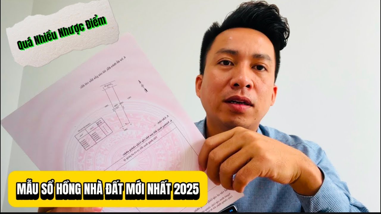 Mẫu Sổ Hồng Nhà Đất Mới Nhất 2025 | BĐS MR HUÂN (02/03/2025)