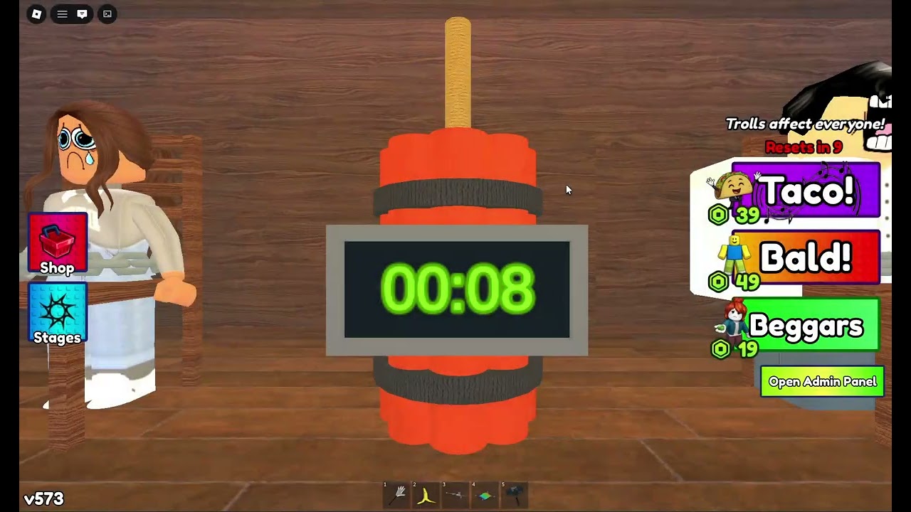 roblox would u rather but it actually happens