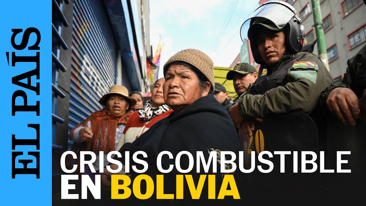 Crisis de COMBUSTIBLE en Bolivia: Largas filas para adquirir alimentos en La Paz | EL PAÍS
