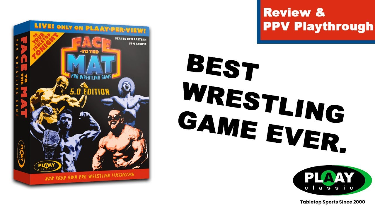Face To The Mat by Plaay Games - Review and PPV Play-Through
