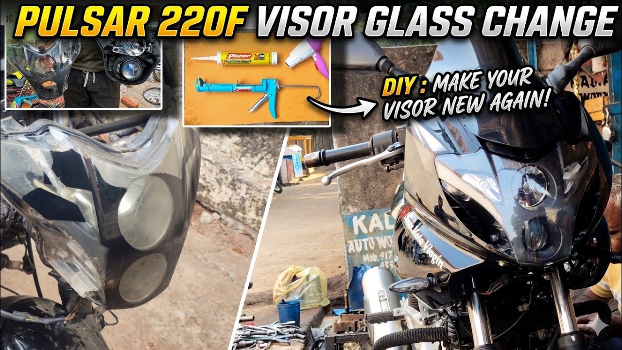 How to change your headlight glass @DesireMotovlogin