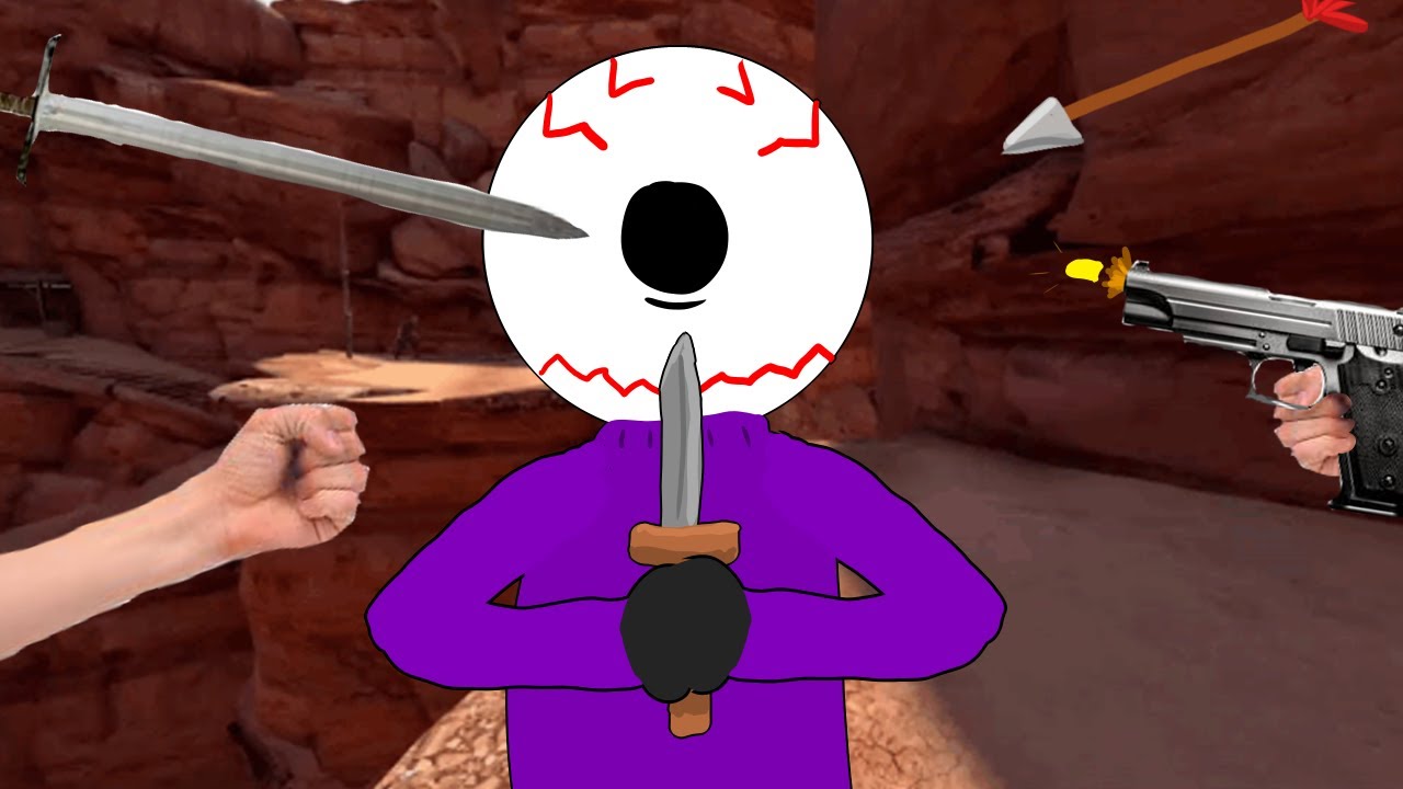 GETTING PHYSICALLY ABUSED IN VR FOR 8 MINUTES | Blades and Sorcery