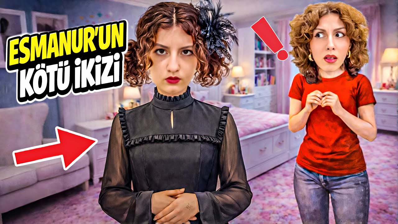 ESMANUR&rsquo;UN K&Ouml;T&Uuml; İKİZİ EVİMİZE GELDİ! SARA ABLA ŞOK! 