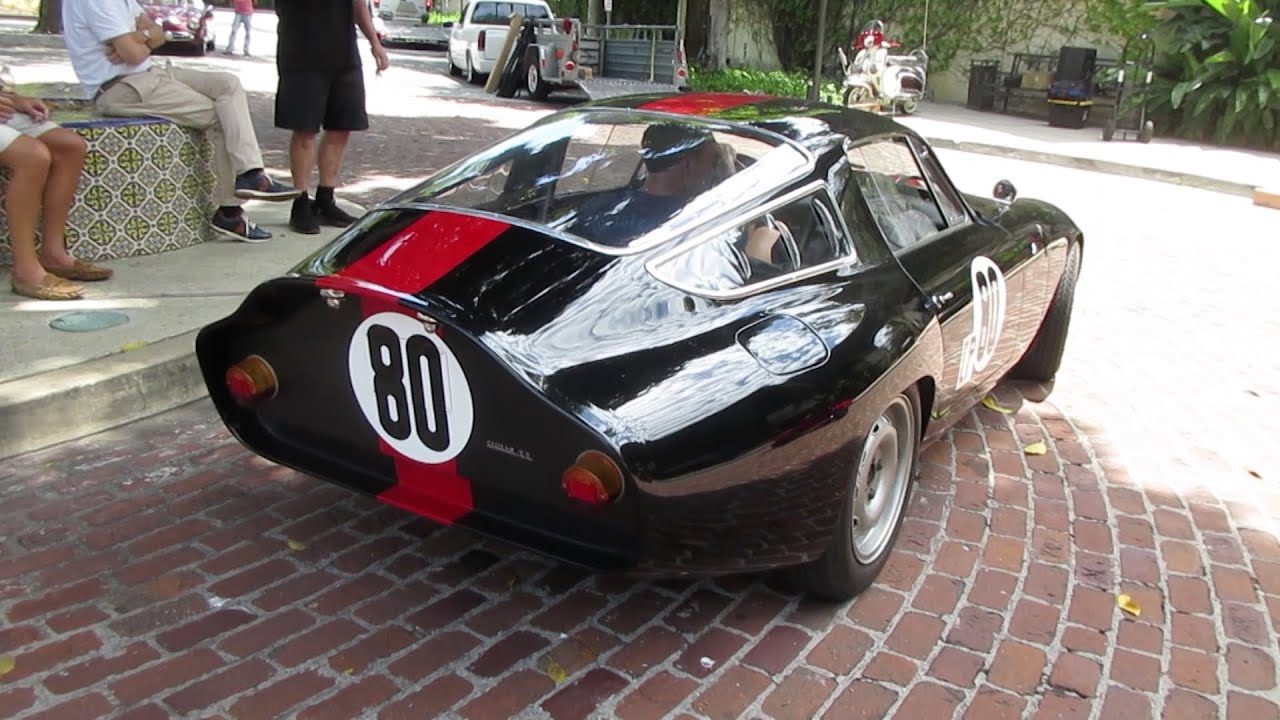 Rare 1964 Alfa Romeo Giulia TZ1 Zagato (w/ startup)