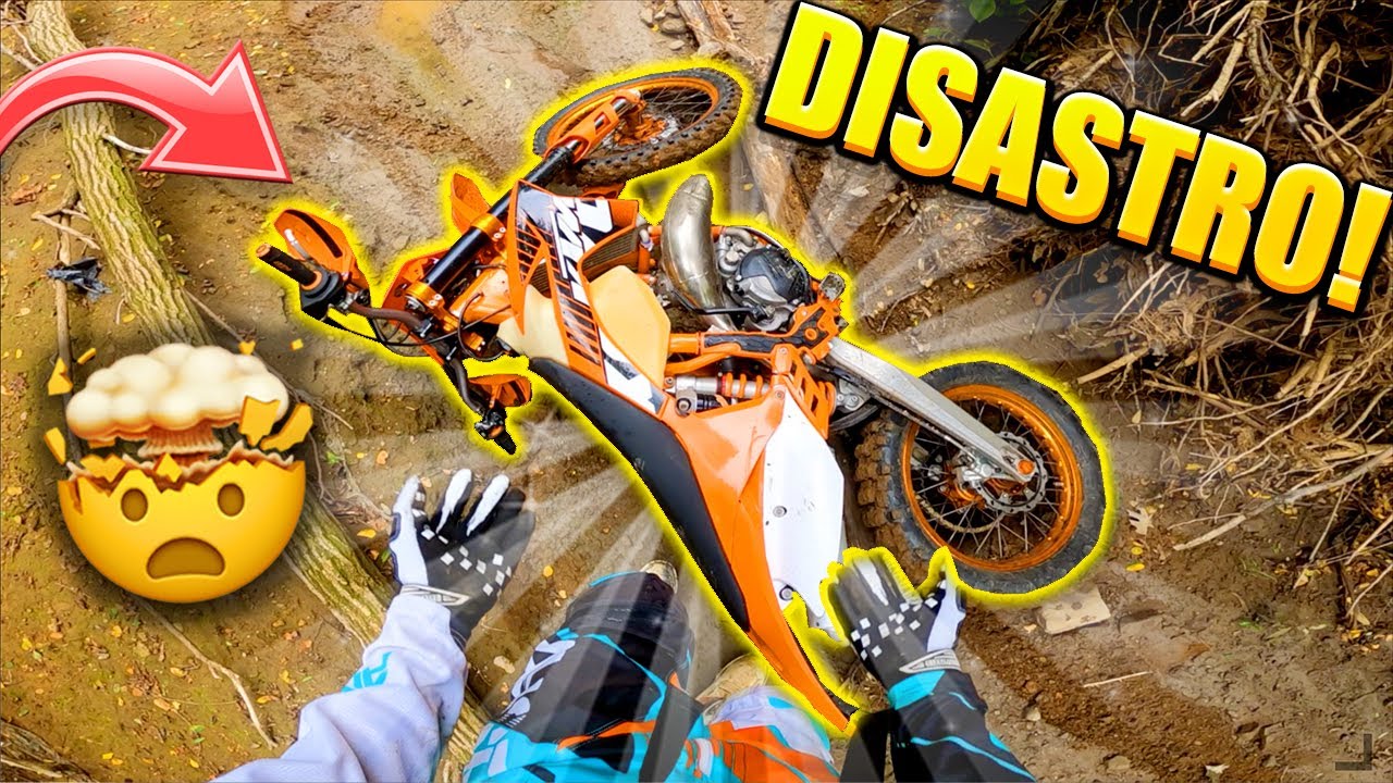 LA MIA PRIMA VOLTA IN ENDURO CON IL KTM 125!😍 (con Attilio!)