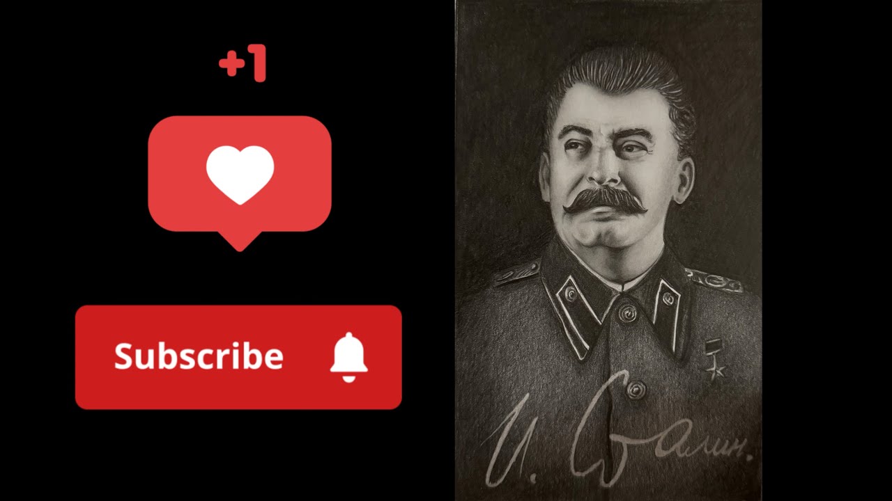 Joseph Stalin #portrait #art #портрет #сталин #stalin #history 
