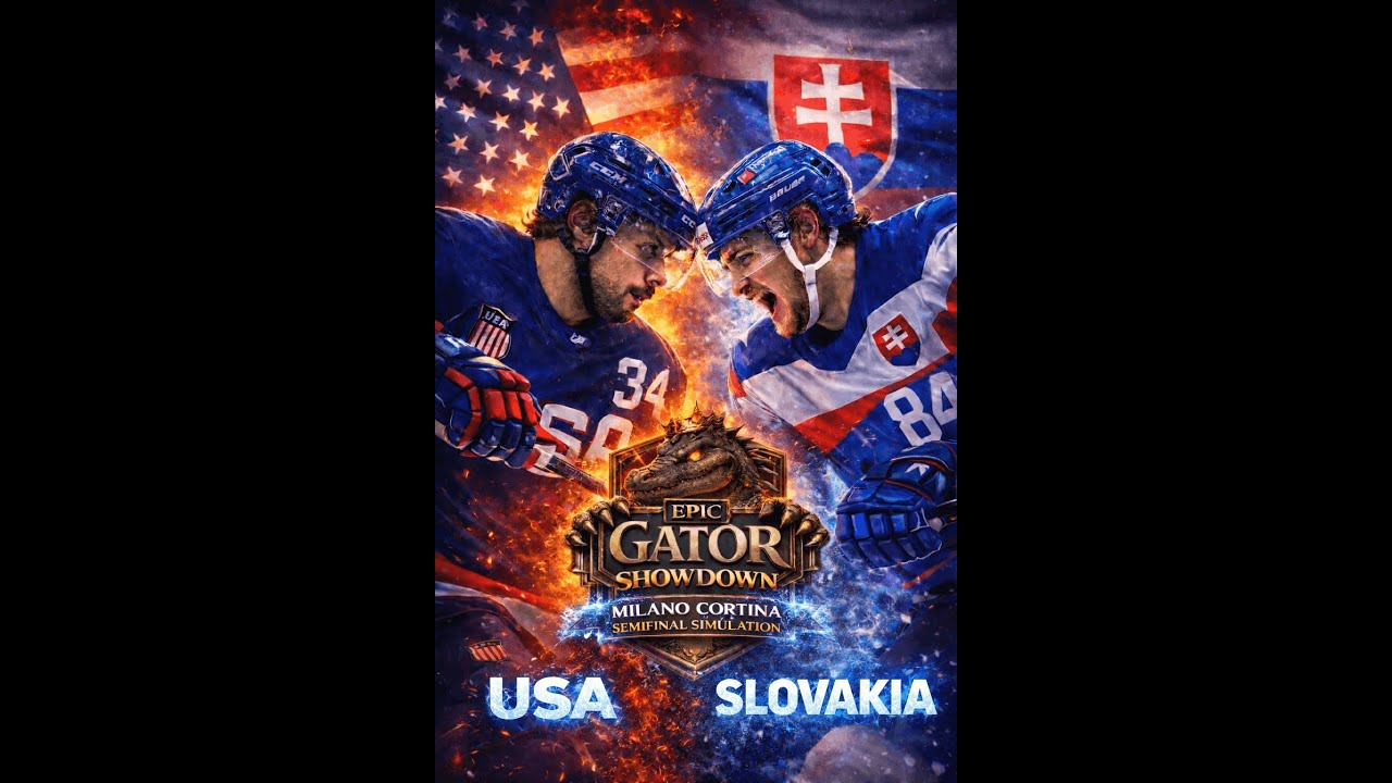 USA vs Slovakia | Men’s Hockey Semifinal (Milano Cortina Simulation) | Best of 3