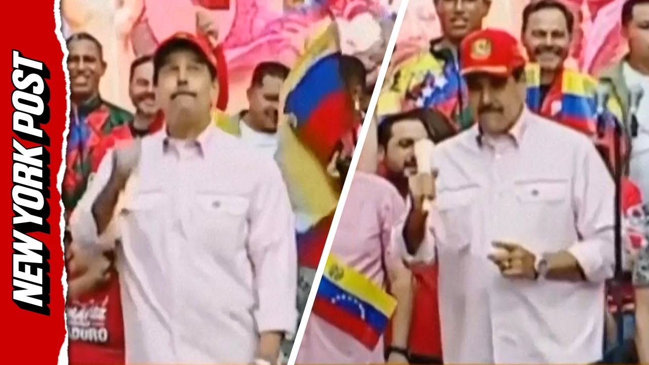 Мадуро танцует на улицах на фоне обострения напряжённости в отношениях с США: «Никакой войны»