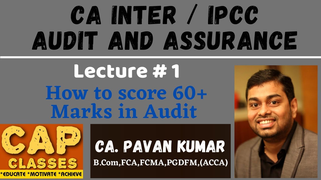 Score 60+ in Audit | Series of 50 Lectures | CAP CLASSES