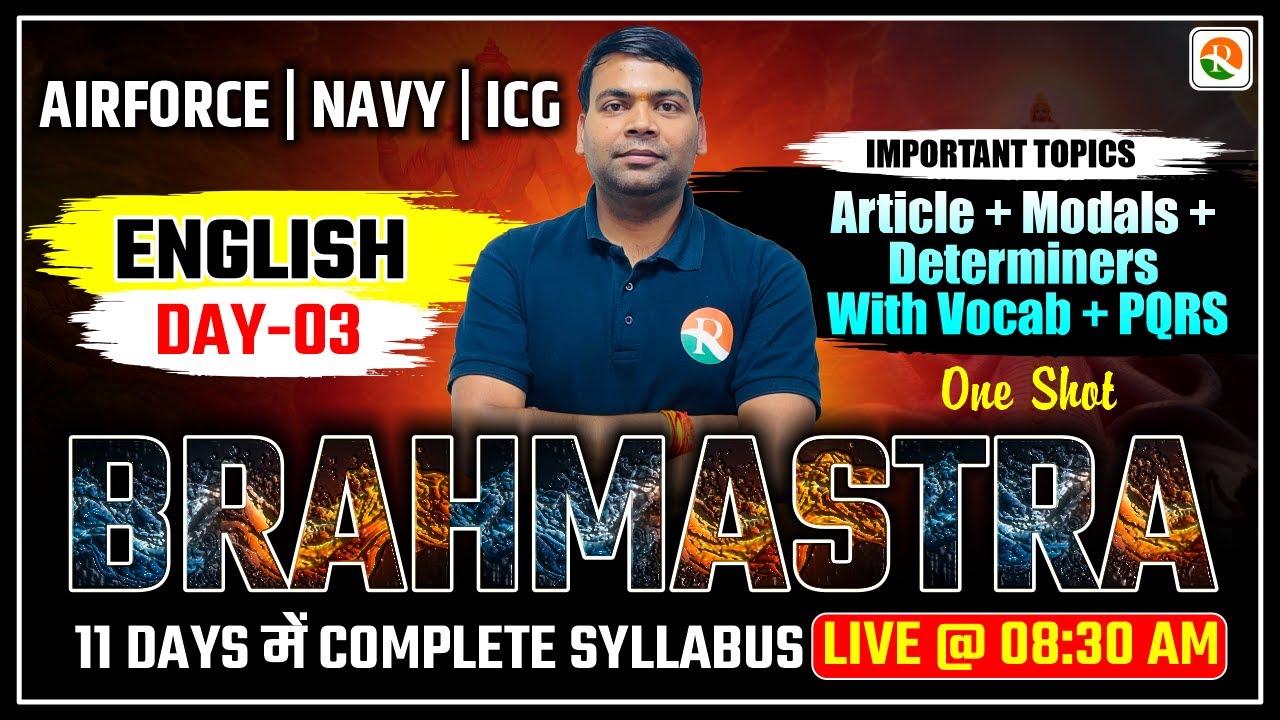 Article and Determiners OneShot for Airforce ICG | Airforce English Classes | Airforce English