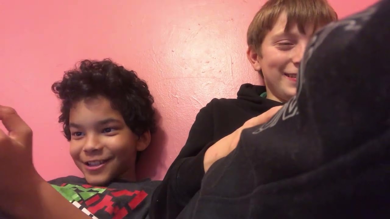 Last to leave the bed. With orrin 