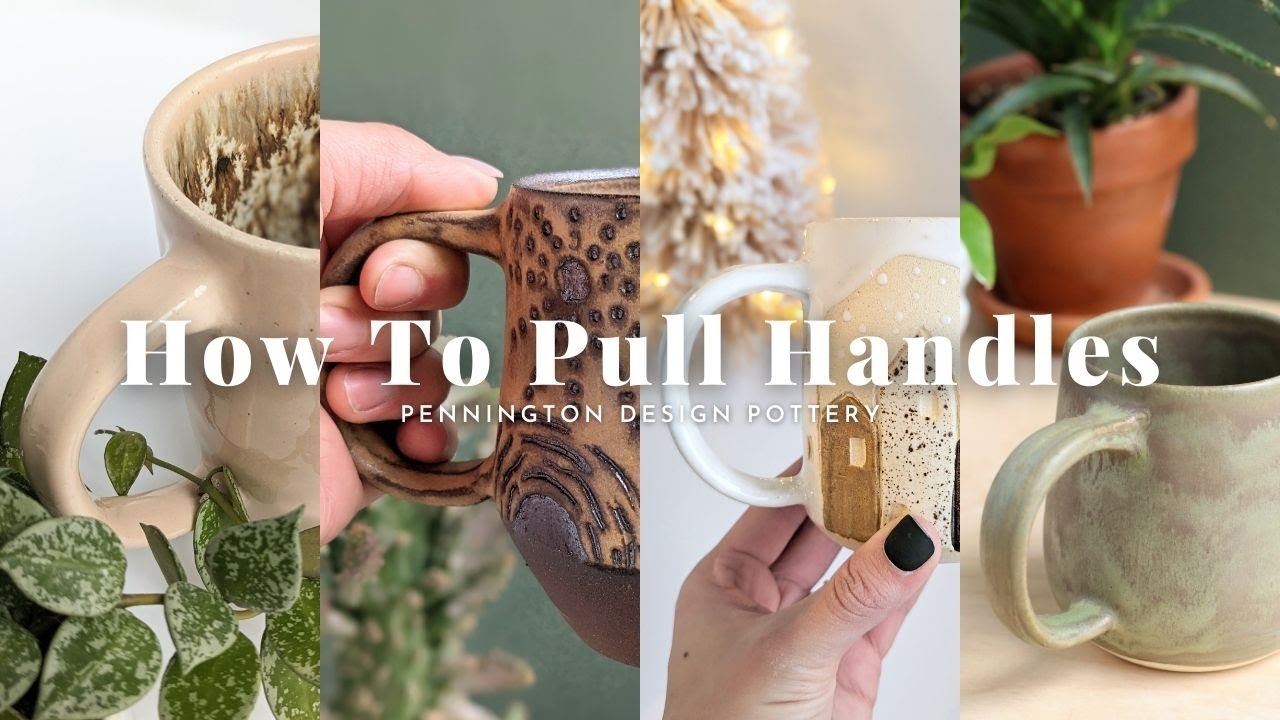 How to Pull Handles - Making Handles for Pottery - Ceramic Handles Tutorials