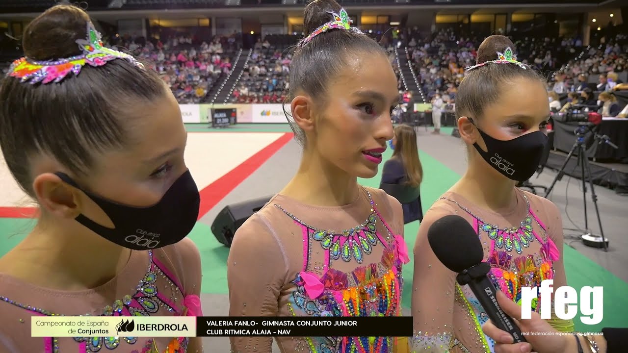 Campeonato de España de conjuntos gimnasia rítmica Pamplona 2021