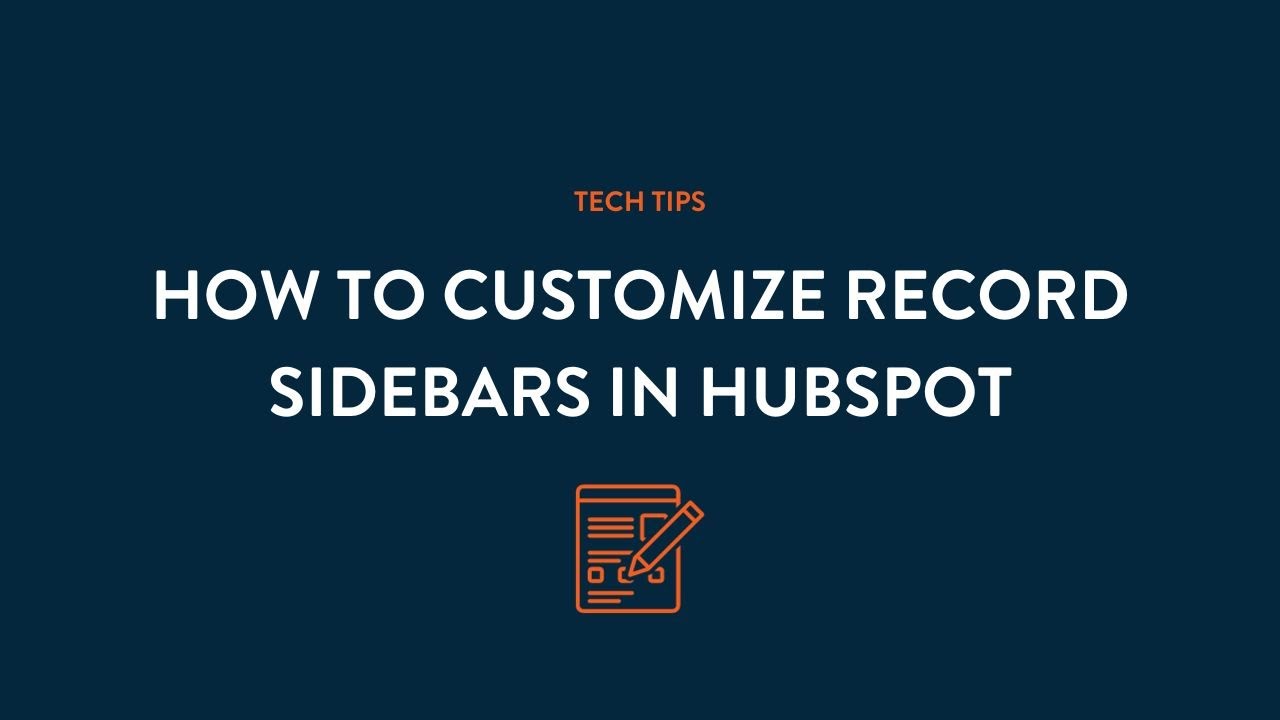 How to Customize Contact, Company, and Deal Record Views in HubSpot | Hivehouse Digital | Tech Tip