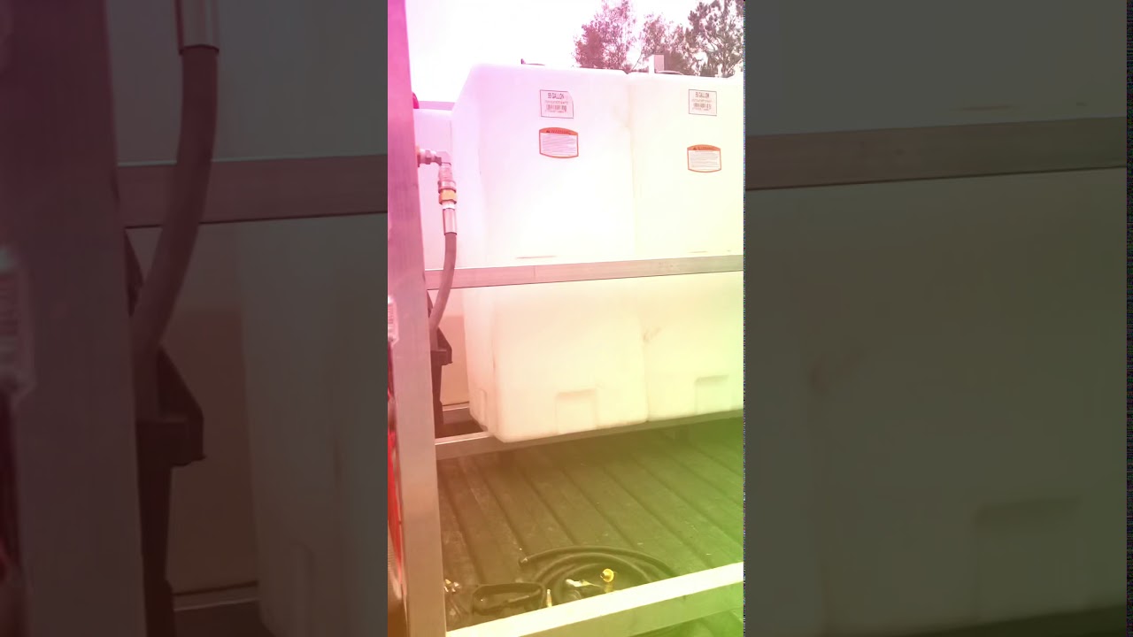 Pressure washing skid truck build