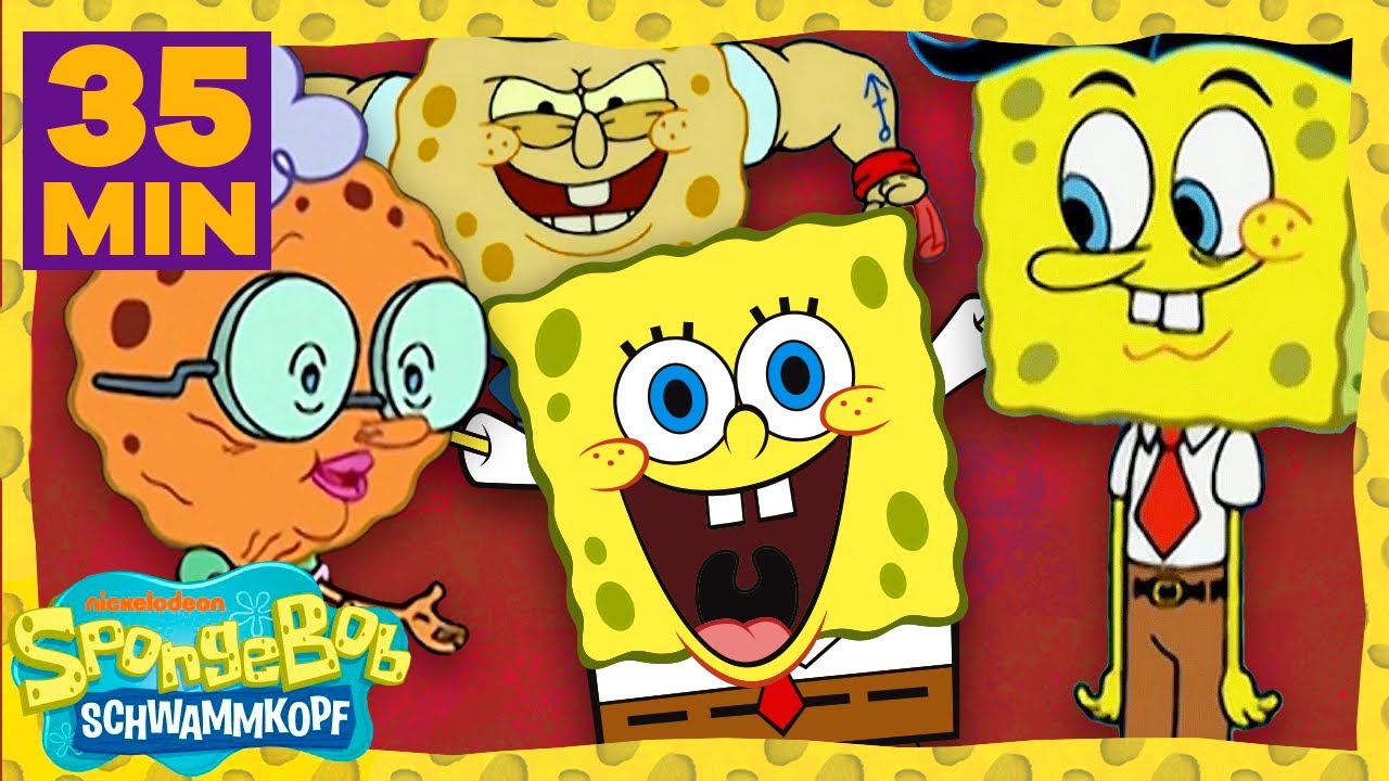 SpongeBobs Familienmarathon in 35 Minuten! | SpongeBob Schwammkopf