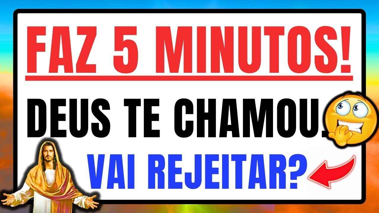 ‼️DEUS DISSE que VOCÊ TEM 3 MINUTOS PARA ATENDER ESSE CHAMADO! Escute Isso Imediatamente!