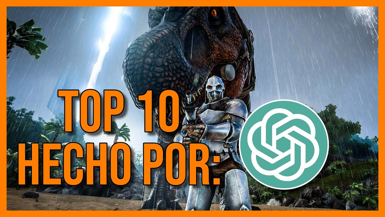 El CHAT GPT me hace un TOP 10 MEJORES DINOS PARA FARMEAR en ARK: Survival Evolved 🔝
