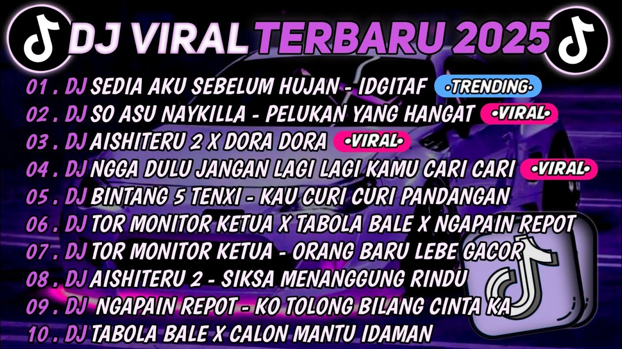 DJ TIKTOK TERBARU 2025🎵DJ SEDIA AKU SEBELUM HUJAN - IDGITAF🎵DJ SO ASU NAYKILLA || FULL ALBUM 
