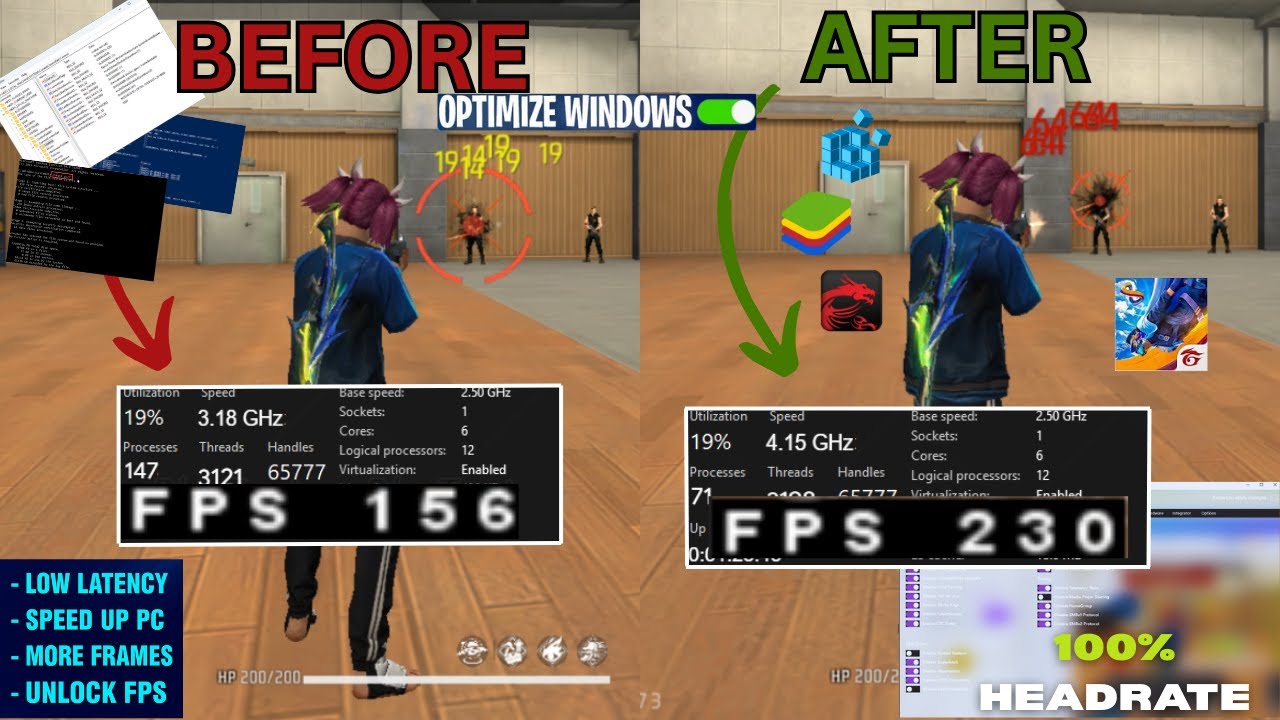 ULTIMATE OPTIMIZATION FF GUIDE FOR BEST FPS & ZERO RECOIL 100% AIMSHAKE FIX 💯