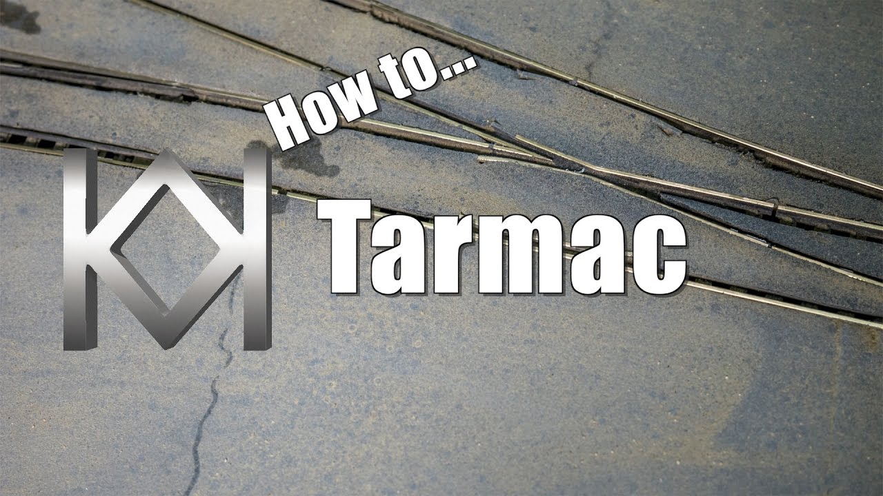 How to Model Tarmac around Complex Trackwork using Foam