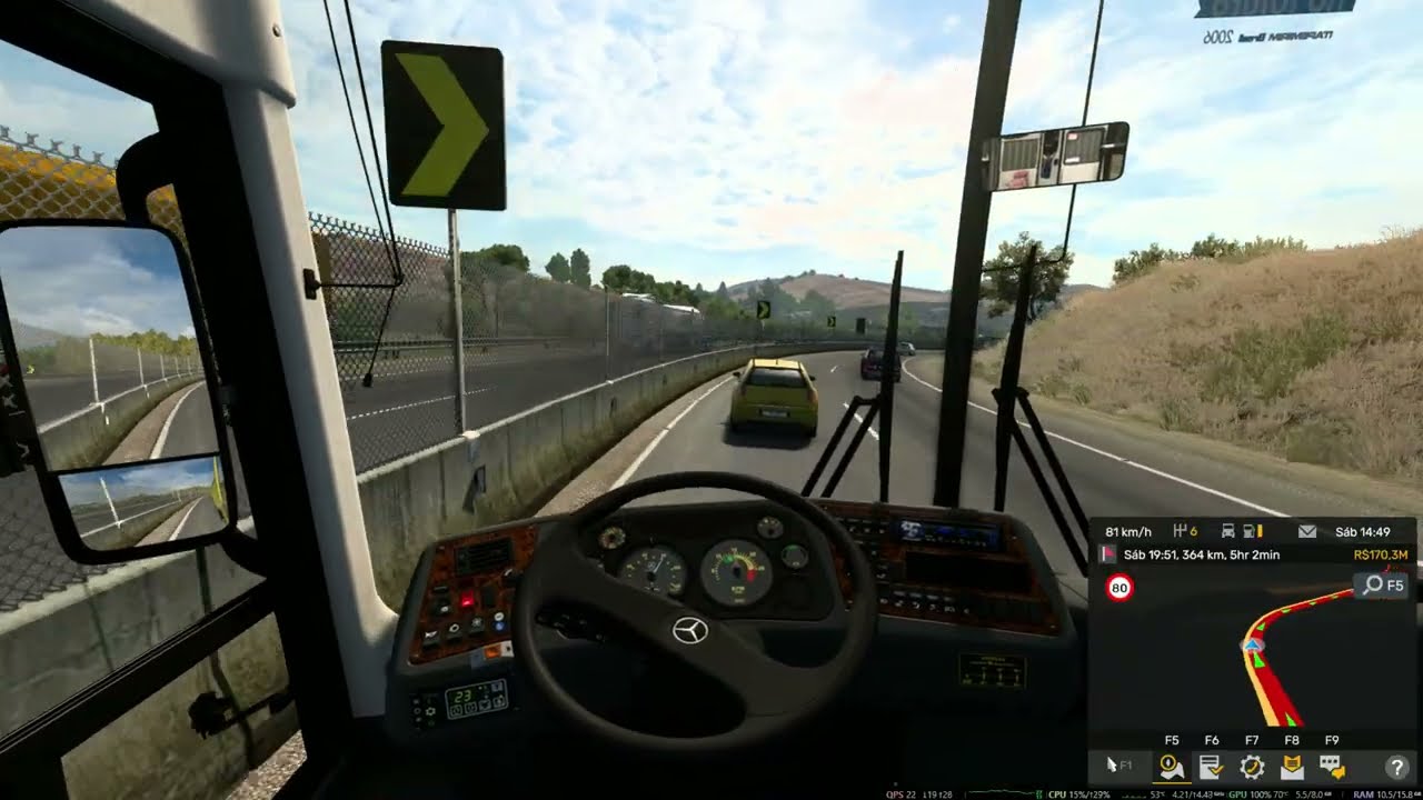 ROTAS BRASIL - VISSTA BUSS - GRAAL QUELUZ X ROD. SÃO CARLOS EP. 01 | EURO TRUCK SIMULATOR 2