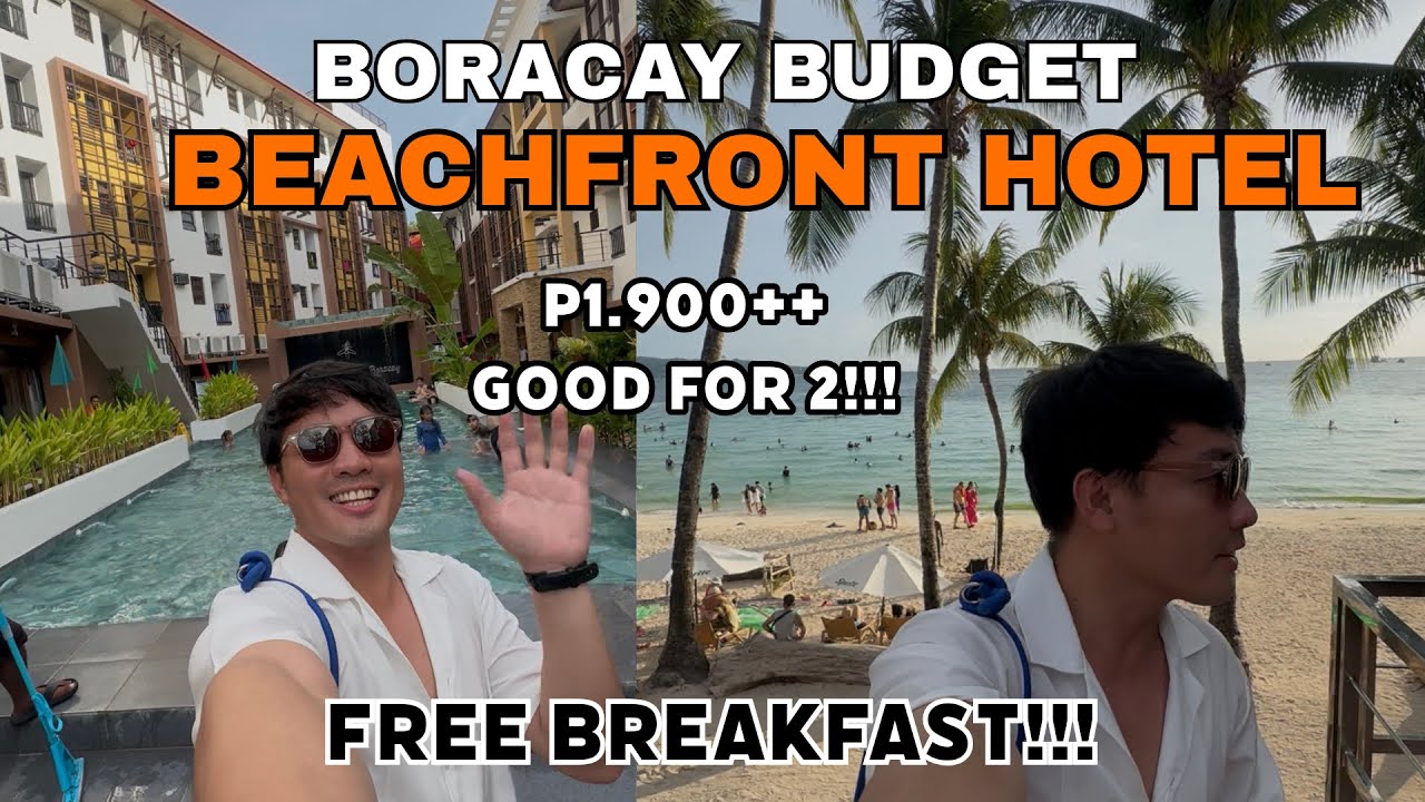 Boracay Budget Beachfront Hotel + Walking tour sa beach