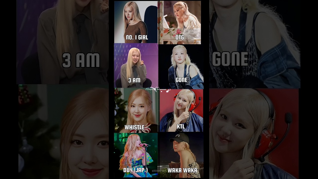 Rosé raw vocal compilation!💗 | 