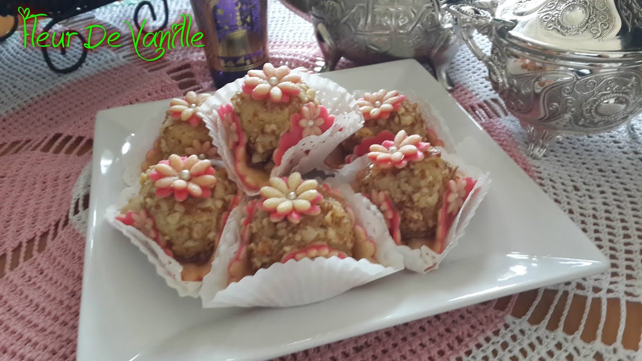 Gateaux traditionnel aux amandes la perle/Algerian pastry with Almonds/حلويات تقليدية اللؤلؤة