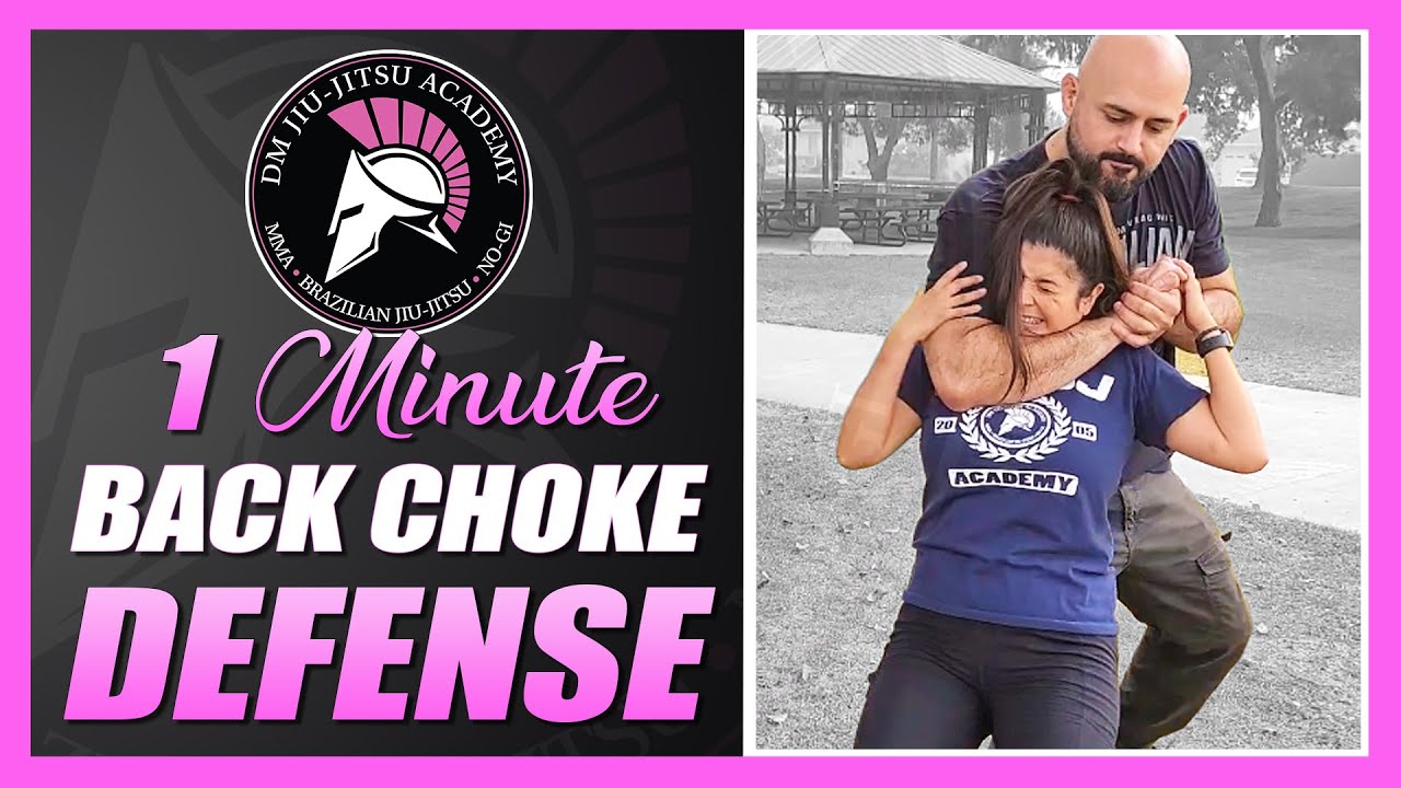 Защита от удушающего приёма сзади — DM Jiu Jitsu